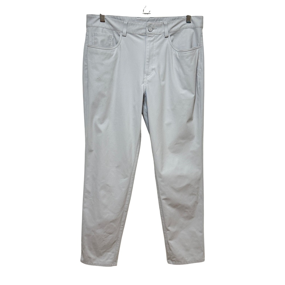 G/FORE Mens 5 Pocket Golf Tour Pants Grey 32x30 Performance Tech Trousers *Marks